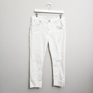 NWT Rag And Bone Low Rise Ankle Slim Boyfriend White Jeans Size 32 NWT $250